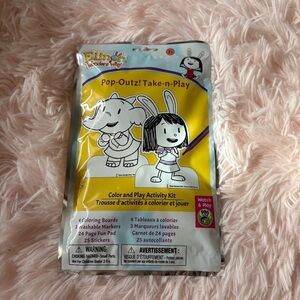 Elinor Wonders Why Pop-Outz! Take-n-Play Kit Coloring Craft Art NEW
